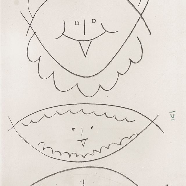 Pablo Picasso — Этюды (прямая и оборотная сторона )