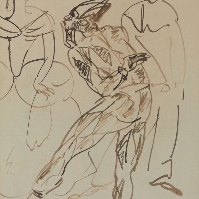 Pablo Picasso — Арлекин, Коломбина и Пьеро