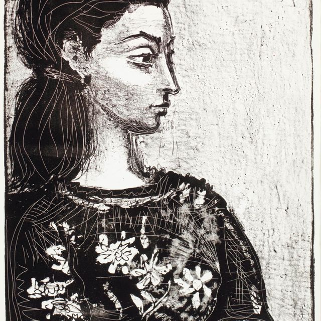 Pablo Picasso — Женский корсаж с цветами (B. 847; M. 307)
