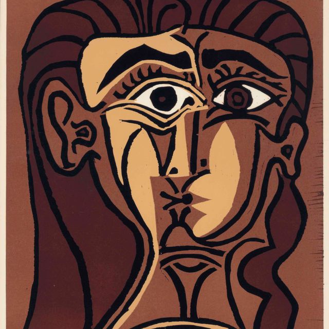 Pablo Picasso — Портрет Жаклин де Фейс II