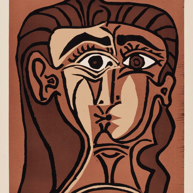 Pablo Picasso — Портрет Жаклин де Фейс II (ок. 1063; ок. 1280)