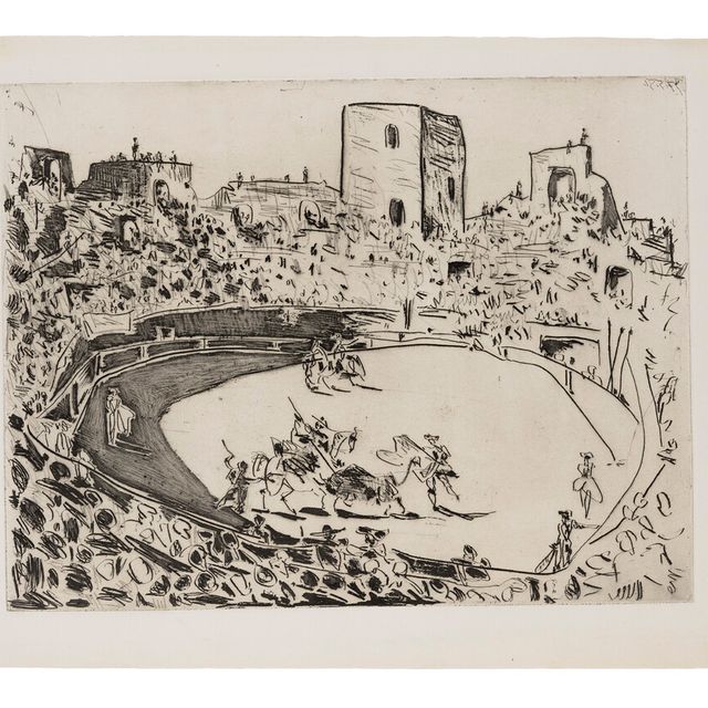Pablo Picasso — Коррида в Арле: три гравюры