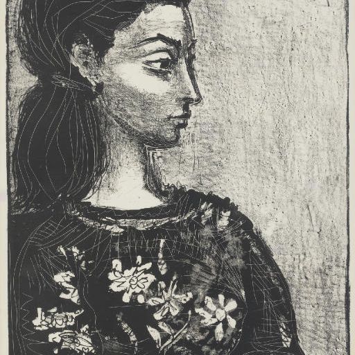 Pablo Picasso — Женский корсаж с цветами (B. 847; M. 307)