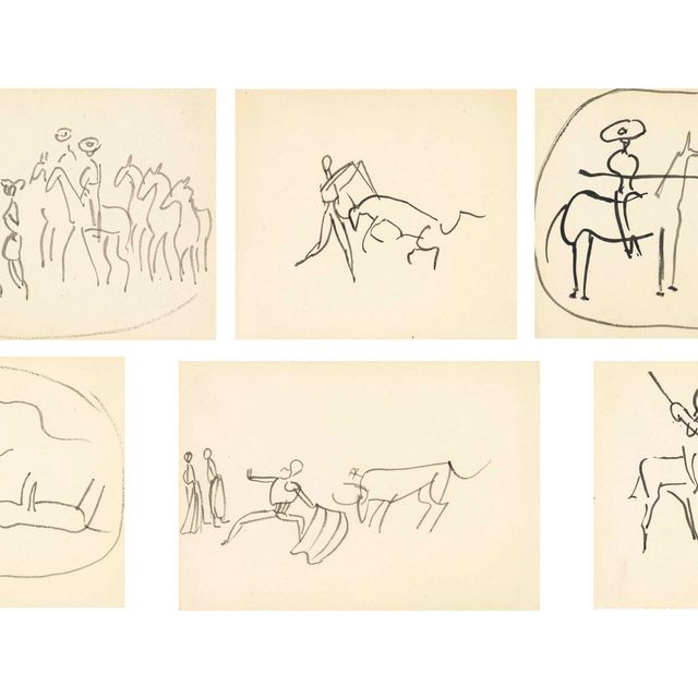 Pablo Picasso — Коррида (шесть этюдов)