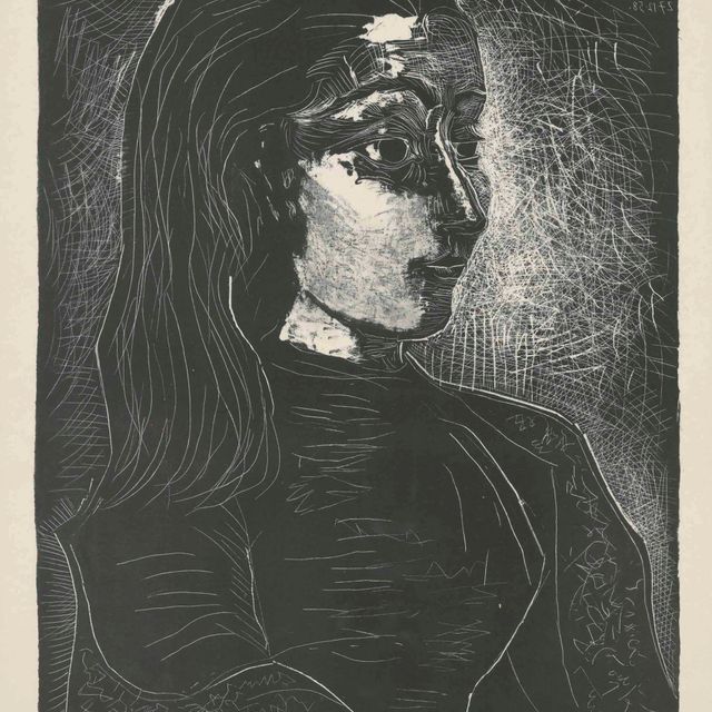 Pablo Picasso — Жаклин де профиль а дройт