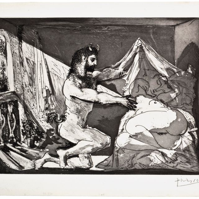 Pablo Picasso — Очаровательная юная женщина, от: La Suite Vollard