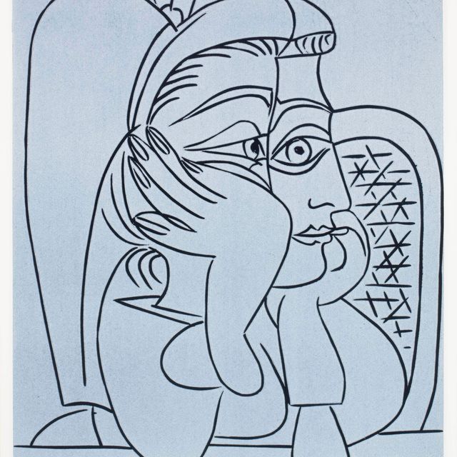 Pablo Picasso — Портрет Жаклин в костюме (Б. 922; В. 1240)