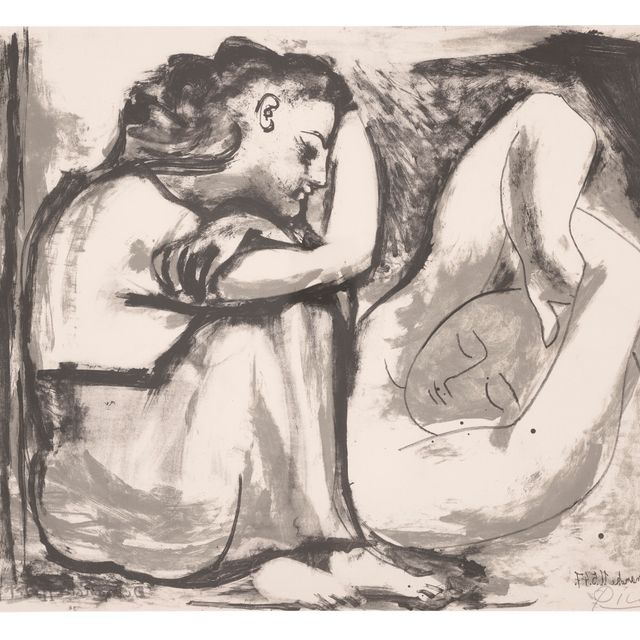 Pablo Picasso — Женская помощь и ночлег