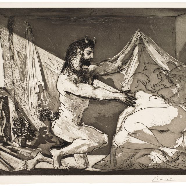 Pablo Picasso — Очаровательная юная женщина из "Люкса Воллар"