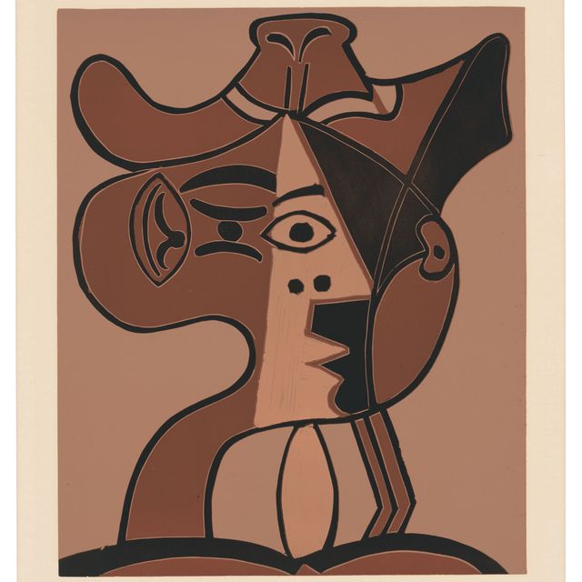 Pablo Picasso — Торжественный тет-а-тет с женщиной во главе