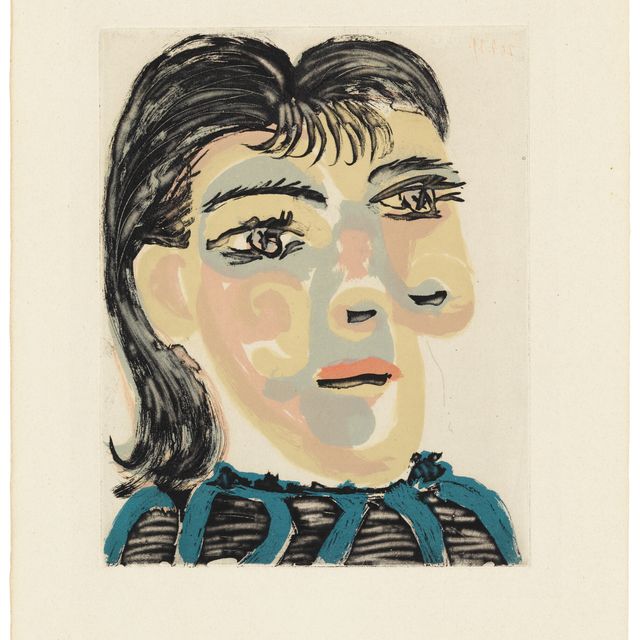 Pablo Picasso — Встреча с женщиной № 2 (Портрет Доры Маар)
