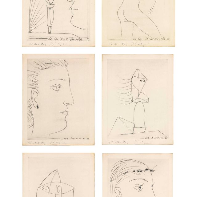 Pablo Picasso — Шесть фантастических произведений (стр. 363-368; см. кн. 66)