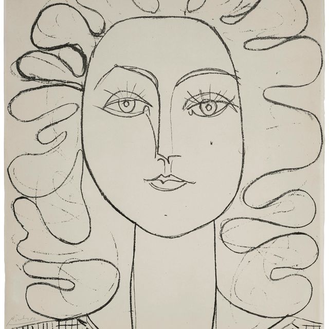 Pablo Picasso — Франсуаза в шевроле ондулес