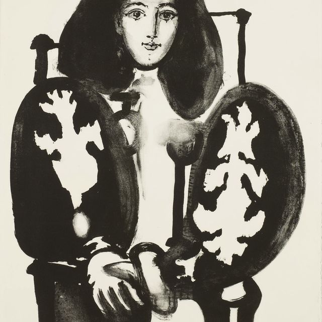 Pablo Picasso — Женщина в костюме № 1 ("Длинное платье") (Б. 587; Мурло 134)
