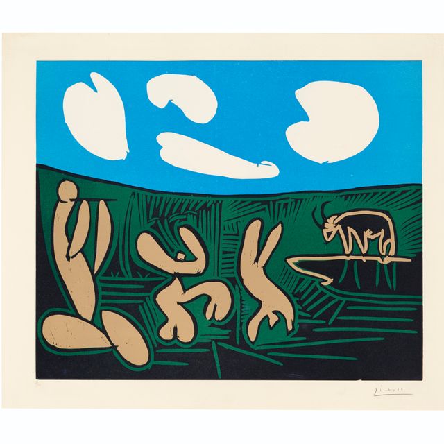 Pablo Picasso — Вакханалия в акробатическом стиле