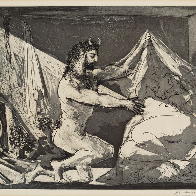 Pablo Picasso — Юный красавец-девственник, первый выпуск "Сюиты Воллара"