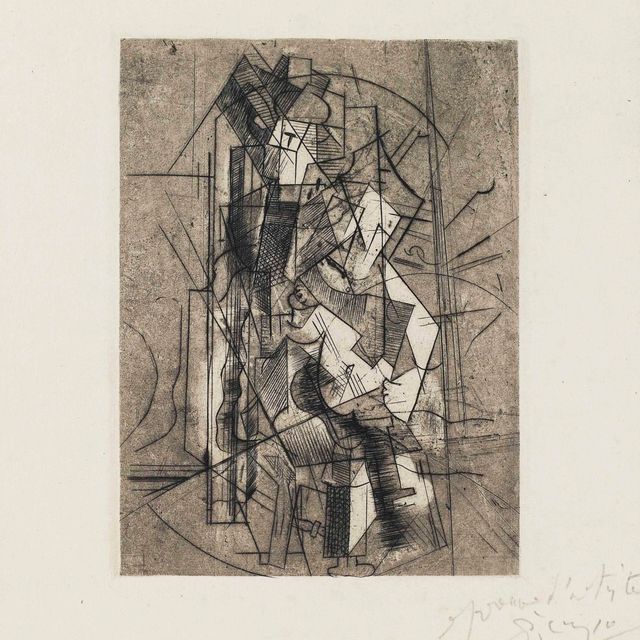 Pablo Picasso — Человек с гитарой