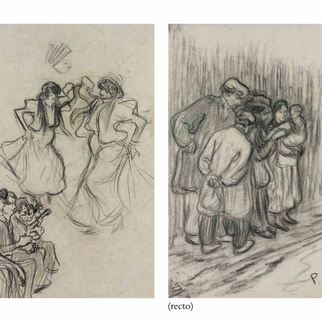 Pablo Picasso — Художник и искусствовед ( прямая сторона ); Фламенко ( оборотная сторона )
