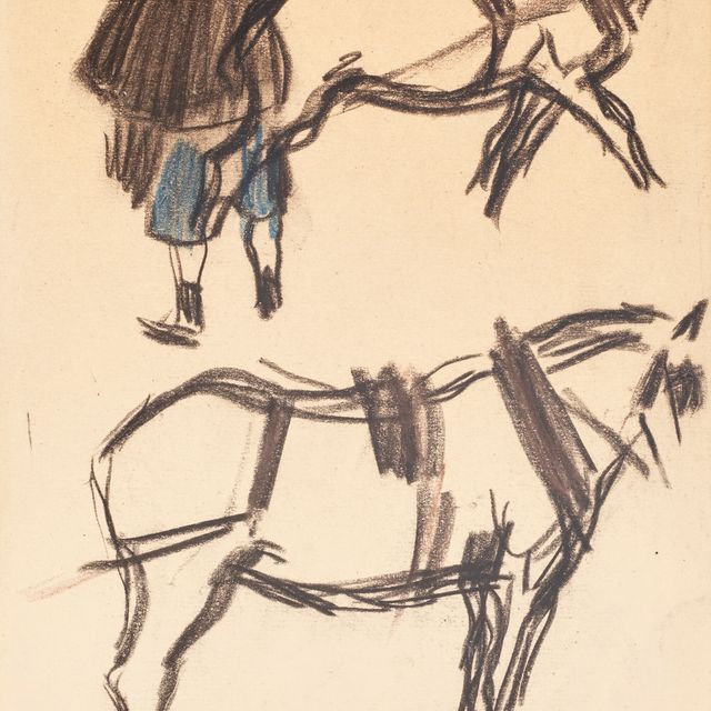 Pablo Picasso — Мужчина и молодая девушка