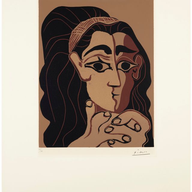 Pablo Picasso — Женщина в бандо