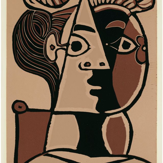 Pablo Picasso — Женская прическа в шиньоне