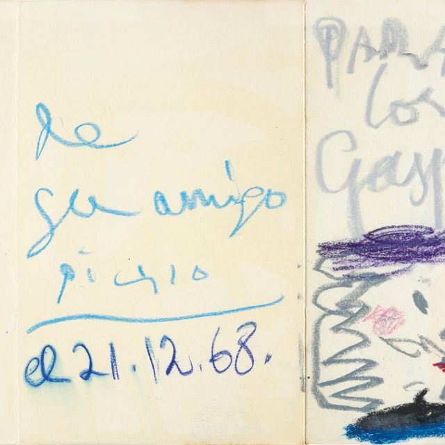 Pablo Picasso — Портрет усатого человека