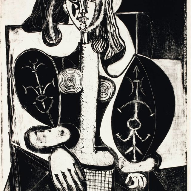 Pablo Picasso — Женская одежда № 1 (В. 587; М. 134)