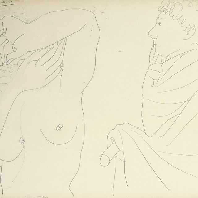 Pablo Picasso — Мужчина и женщина