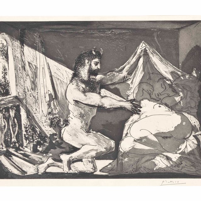 Pablo Picasso — "Фавн-первооткрыватель" из "Сюиты Воллара"