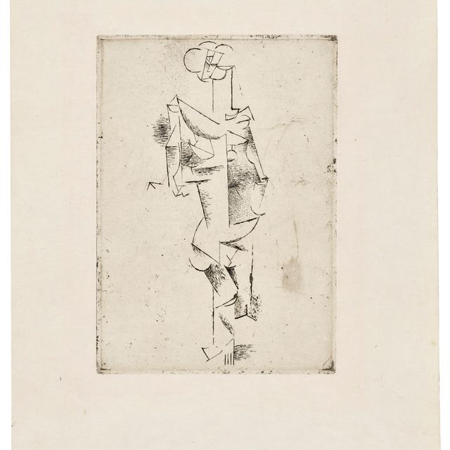 Pablo Picasso — Мадемуазель Леони, родом из Сен-Матореля