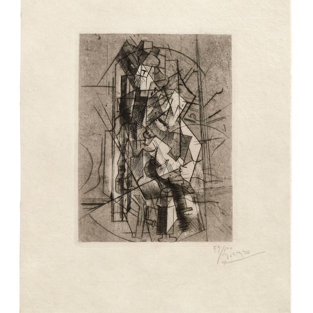 Pablo Picasso — Человек на гитаре