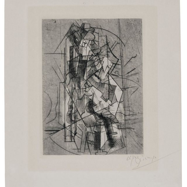 Pablo Picasso — Человек на гитаре