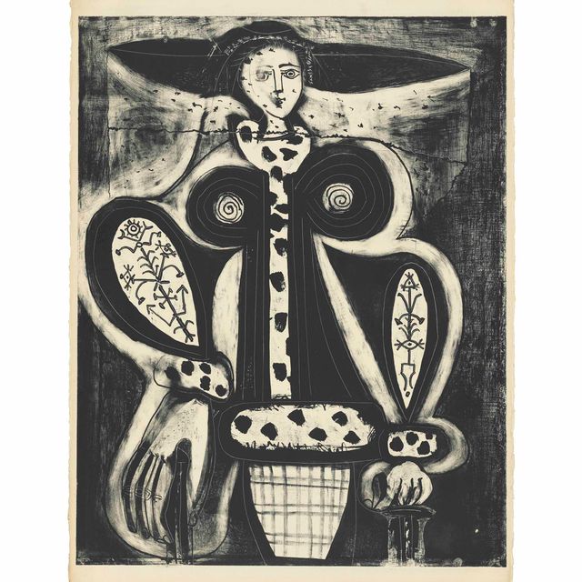 Pablo Picasso — Женщина в одиночестве