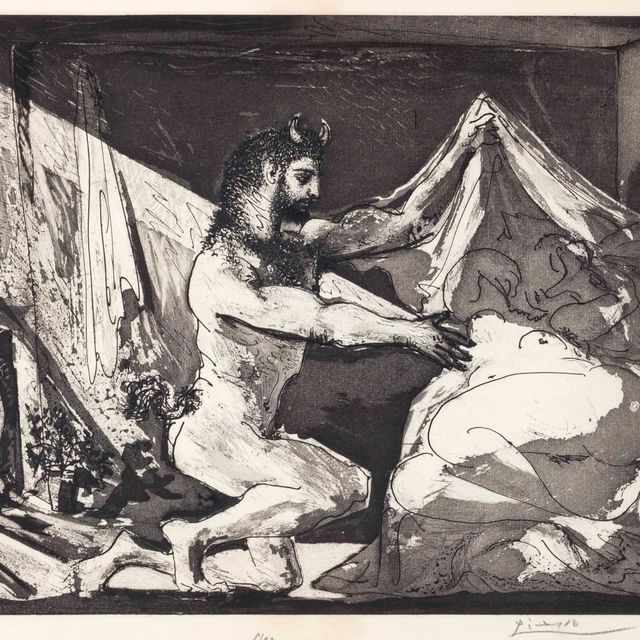 Pablo Picasso — Очаровательная юная женщина из "Люкса Воллара"