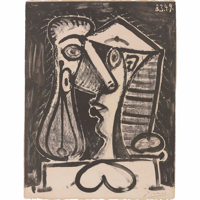 Pablo Picasso — Композиция рисунка II (B. 597; M. 166)