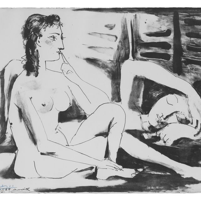 Pablo Picasso — Сонная девушка