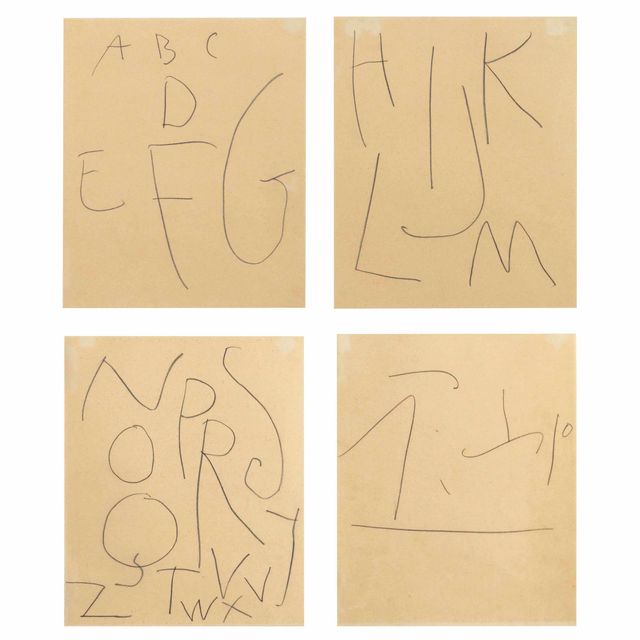 Pablo Picasso — Алфавитный антропоморф