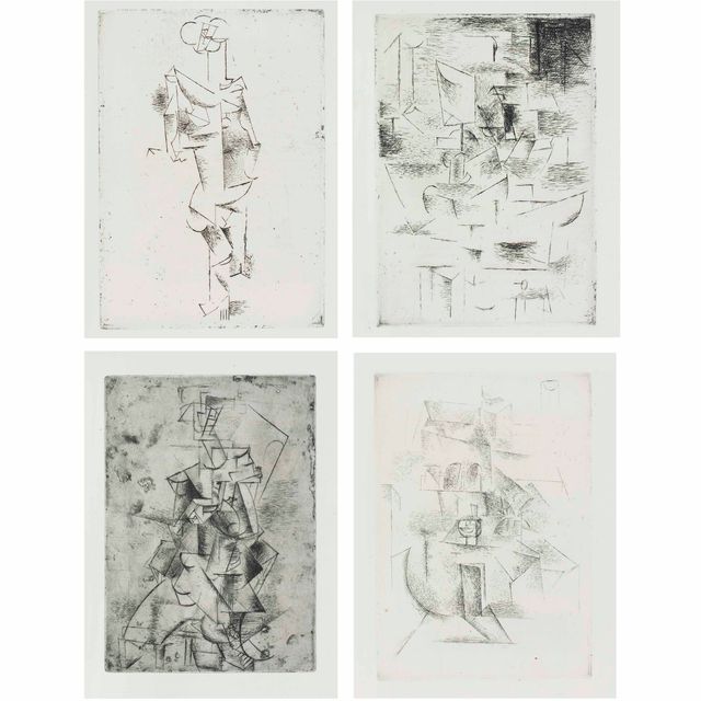 Pablo Picasso — Макс Жакоб, Сен-Маторель, Генри Канвейлер, Париж, 1911