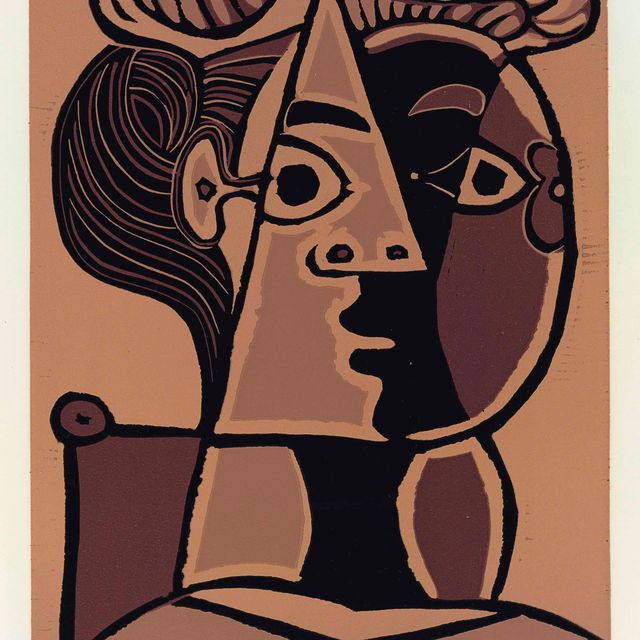Pablo Picasso — Женская прическа в шиньоне