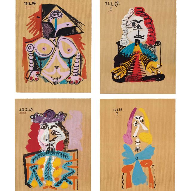 Pablo Picasso — Воображаемые портреты : двадцать рисунков