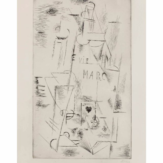 Pablo Picasso — Смерть природы в бутилированном Марке