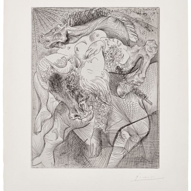 Pablo Picasso — Мария-Тереза в роли роковой тореро из "Ла Сюит Воллар"