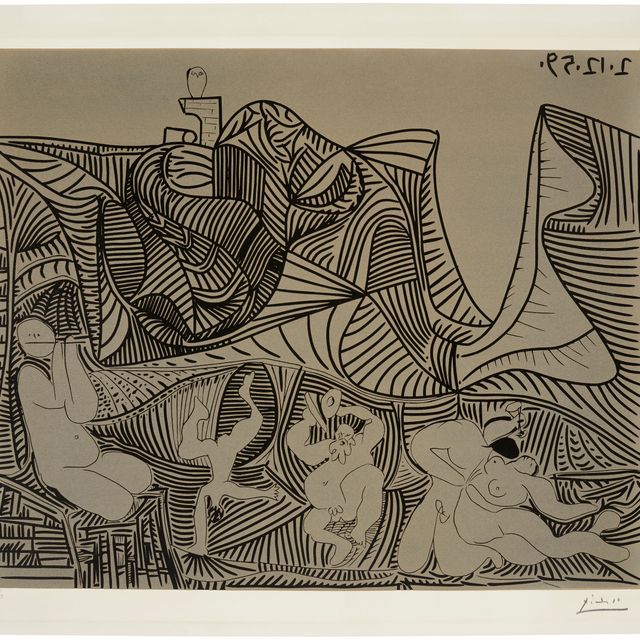 Pablo Picasso — Вакханалия в доме
