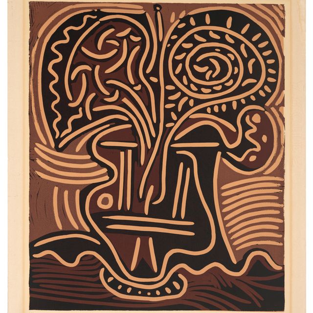 Pablo Picasso — Ваза с цветами