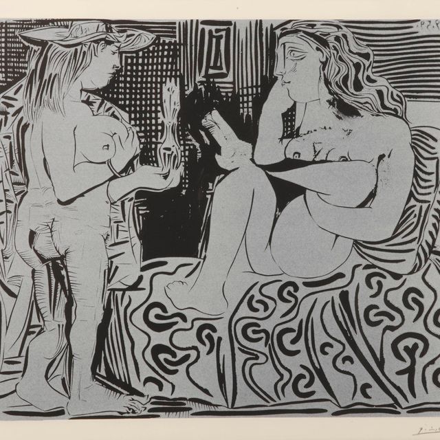 Pablo Picasso — Две женщины (B. 915; Ba. 1239)