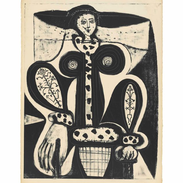 Pablo Picasso — Женщина в одиночестве