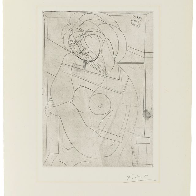 Pablo Picasso — Прекрасная певица, "Ночь на майне", от: La Suite Vollard