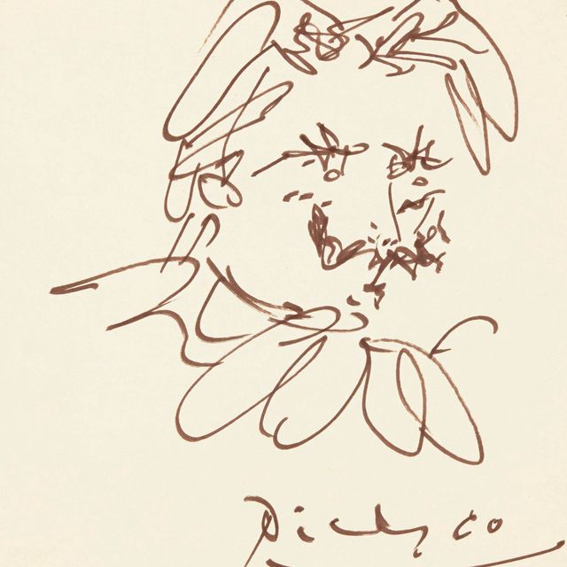 Pablo Picasso — Портрет Деодата де Северака