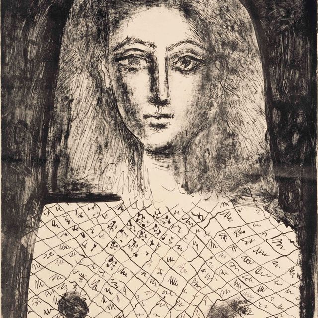 Pablo Picasso — Корсаж в стиле Карре (B. 601; Mourlot 175a)