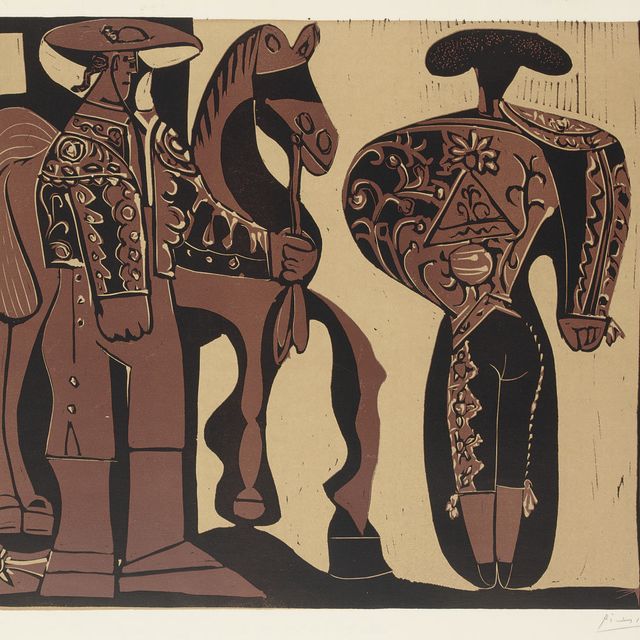 Pablo Picasso — Пикадор и тореро (Р. 906; В. 1251)
